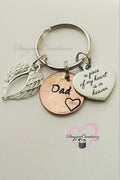 Penny from Heaven Memorial Keychain with Charm(s) shown