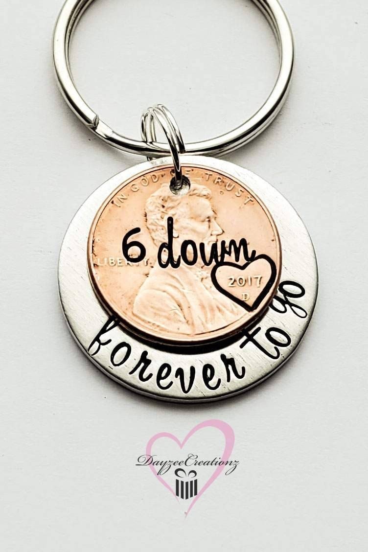 6th Anniversary Keychain - Forever to Go