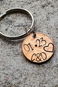 Personalized Anniversary-Valentine's Day Keychain